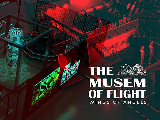 “wings of Angels”航空展展台（美陈）设计