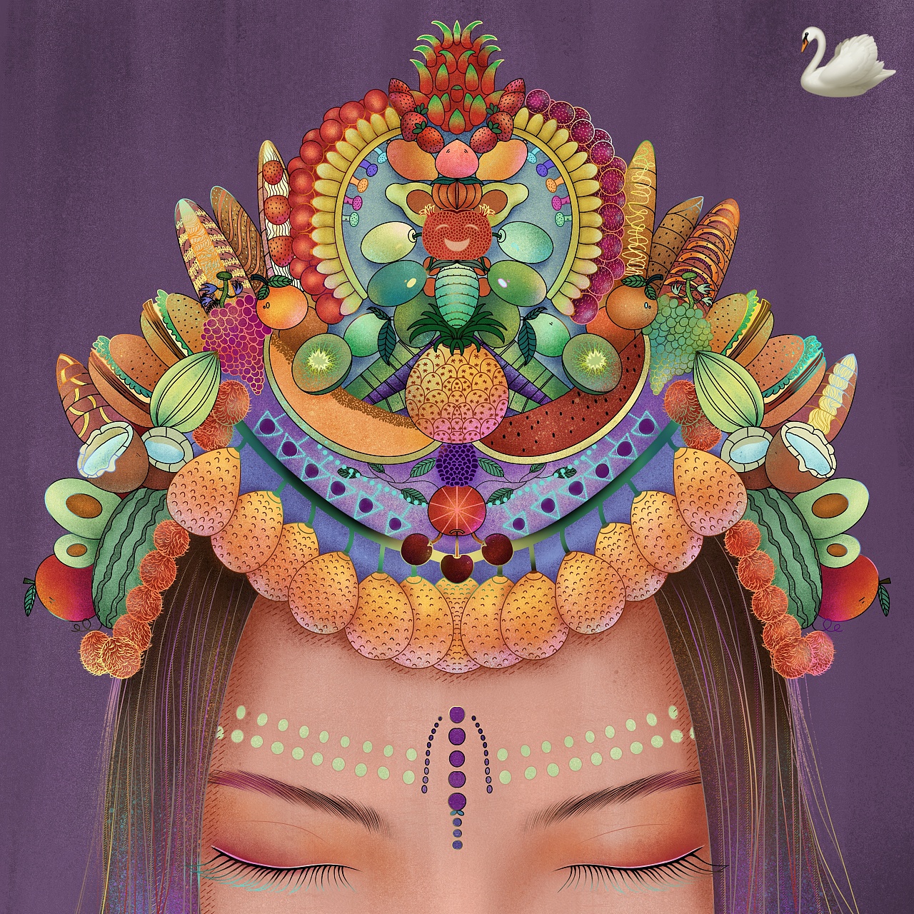 创意头饰|插画|创作习作|鹅儿鹅 - 原创作品 - 站酷 (zcool)