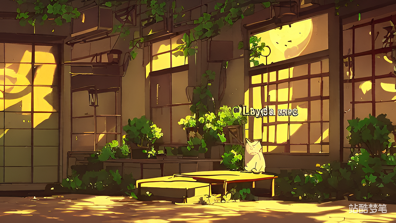 #站酷梦笔#动漫,宫崎骏风格,厚涂,CG,超广角,一个