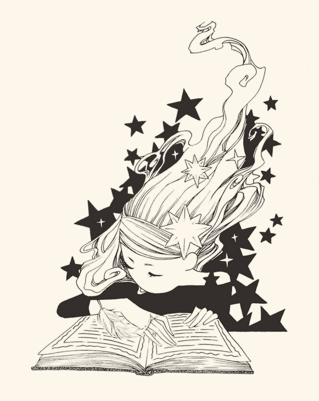 儿童黑白小插图1