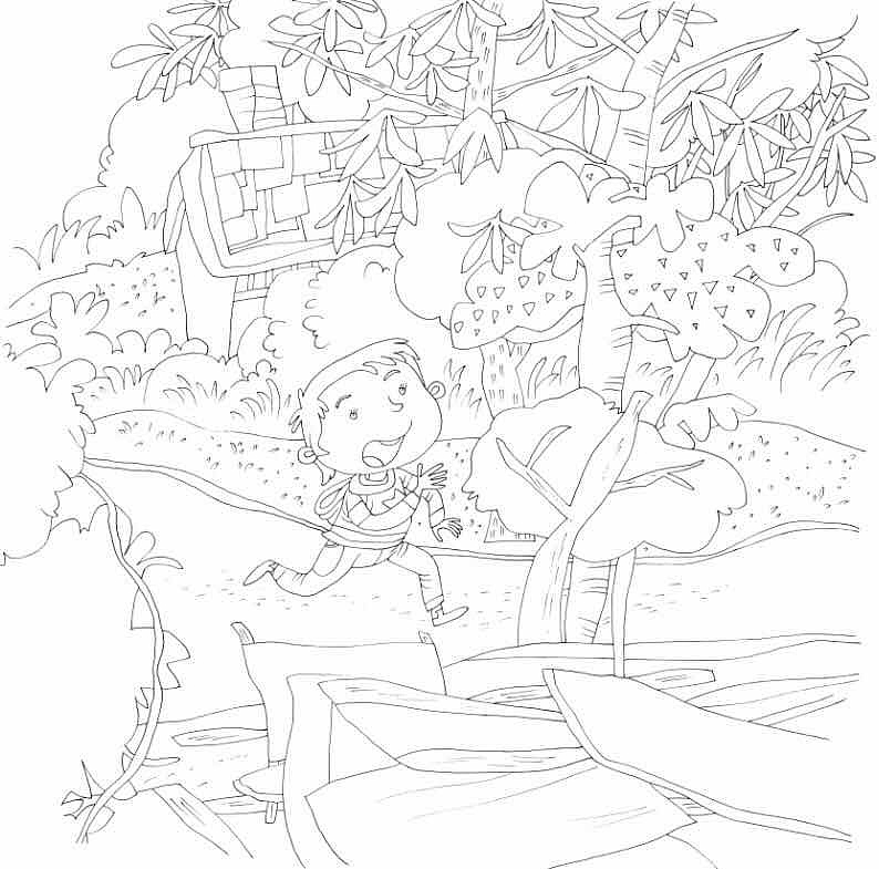 幼儿插画·线稿（图ZMjEyNTIwNDI0） - 绘本 - 站酷设计师蔓乐盎工作室原创素材 - 站酷ZCOOL