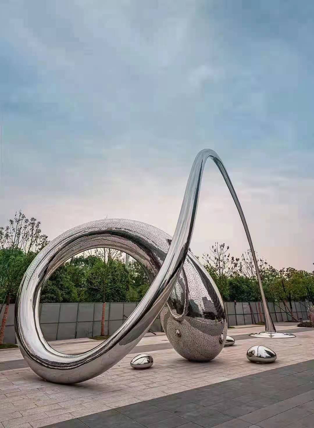 广场不锈钢浪花雕塑加工 上海不锈钢浪花雕塑工厂（图ZMjYxMjk4Nzcy） - 其他 - 站酷设计师众亿戴小姐原创素材 - 站酷ZCOOL