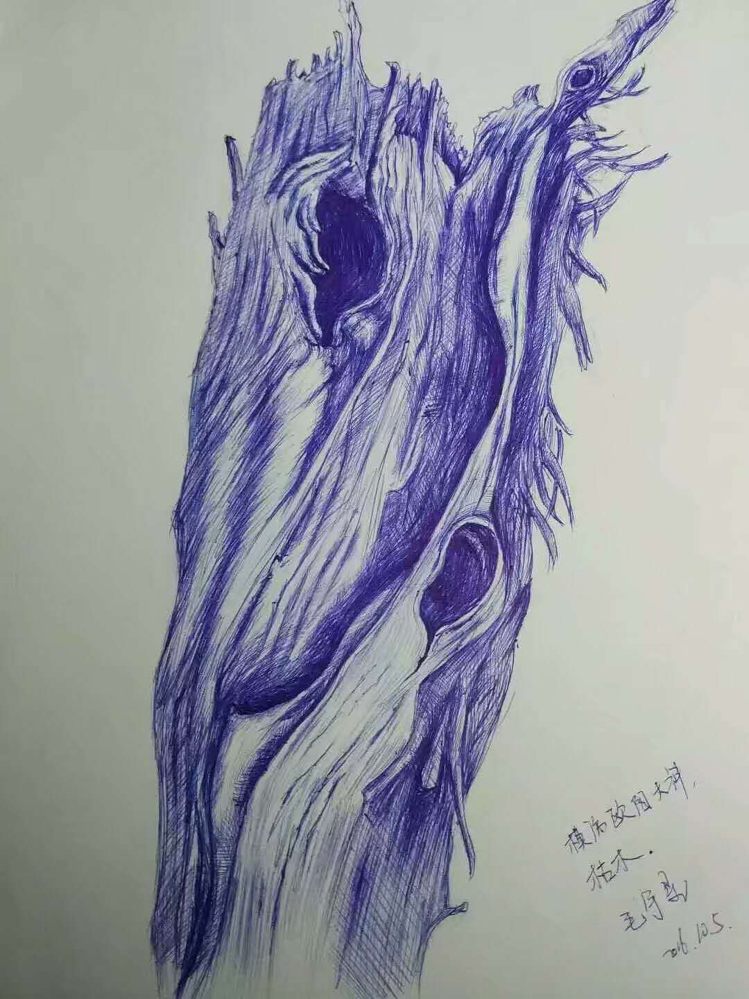 圆珠笔画（图ZMTQwNjU5MzU2） - 创作习作 - 站酷设计师Silversnow原创素材 - 站酷ZCOOL