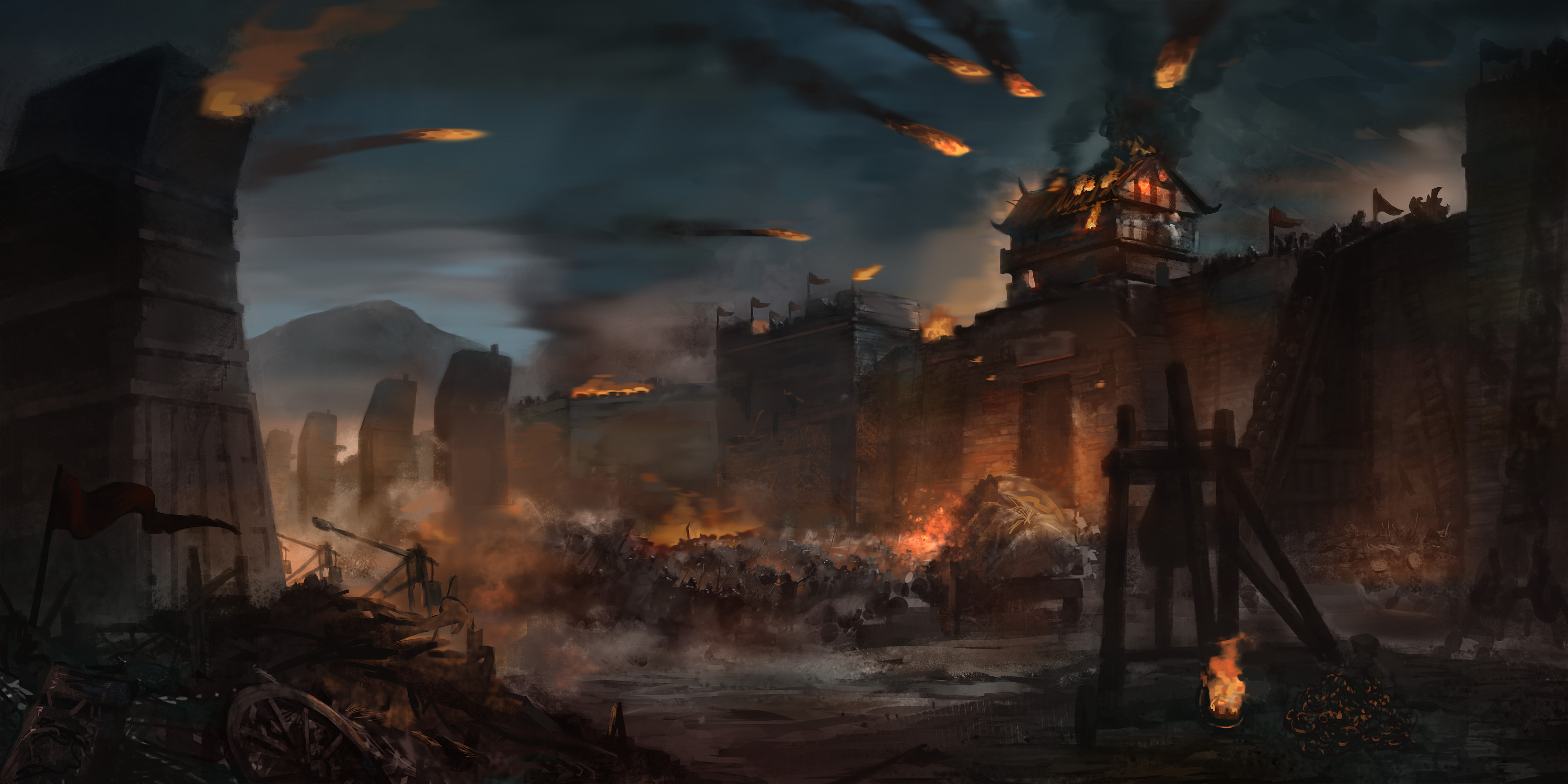 攻城游戏原画创作