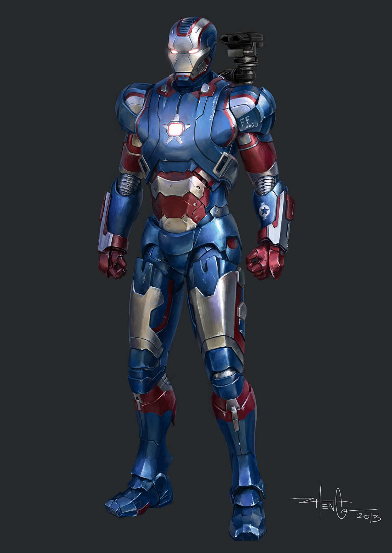 钢铁爱国者|插画|插画习作|口袋里的小壁虎 - 原创作品 - 站酷 (ZCOOL)