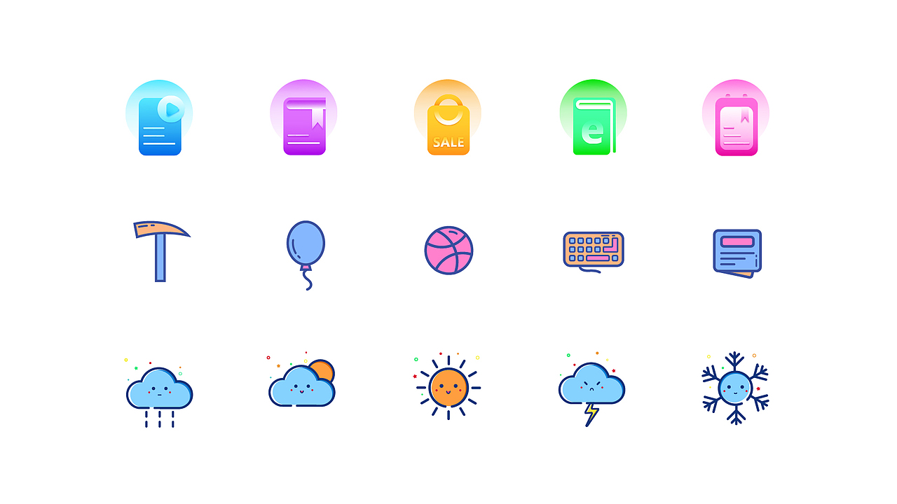 最近临摹的图标汇总