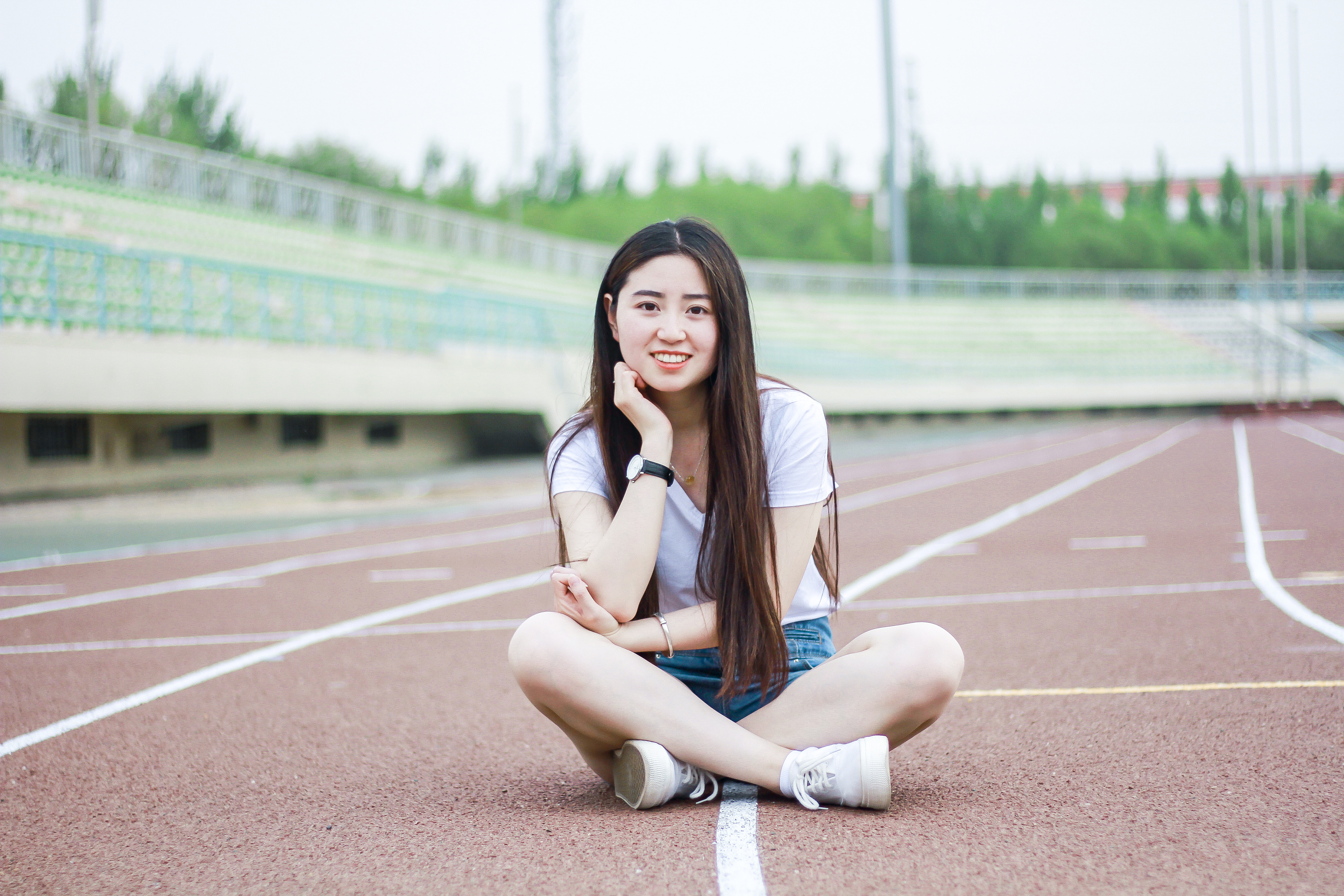 客片分享哈师大物理系的一个姑娘