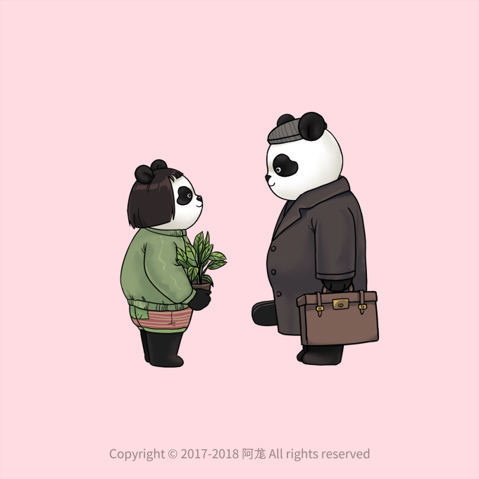 七夕滚粮来了，滚滚版经典情侣合集（图ZMTI1NDU5NjY0） - 艺术插画 - 站酷设计师阿尨原创素材 - 站酷ZCOOL