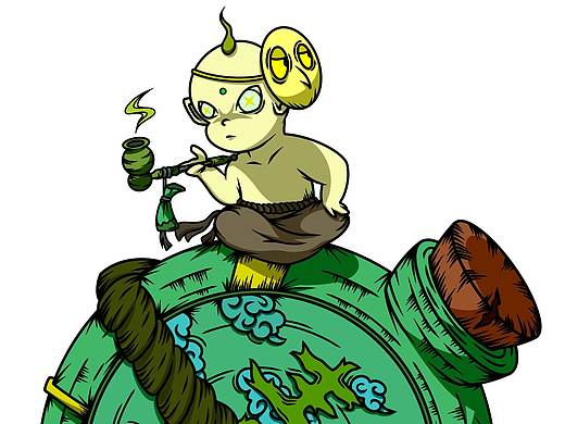 随笔一画-星星眼