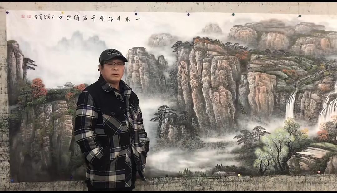 河北书画名家,太行山水画家——赵书茂