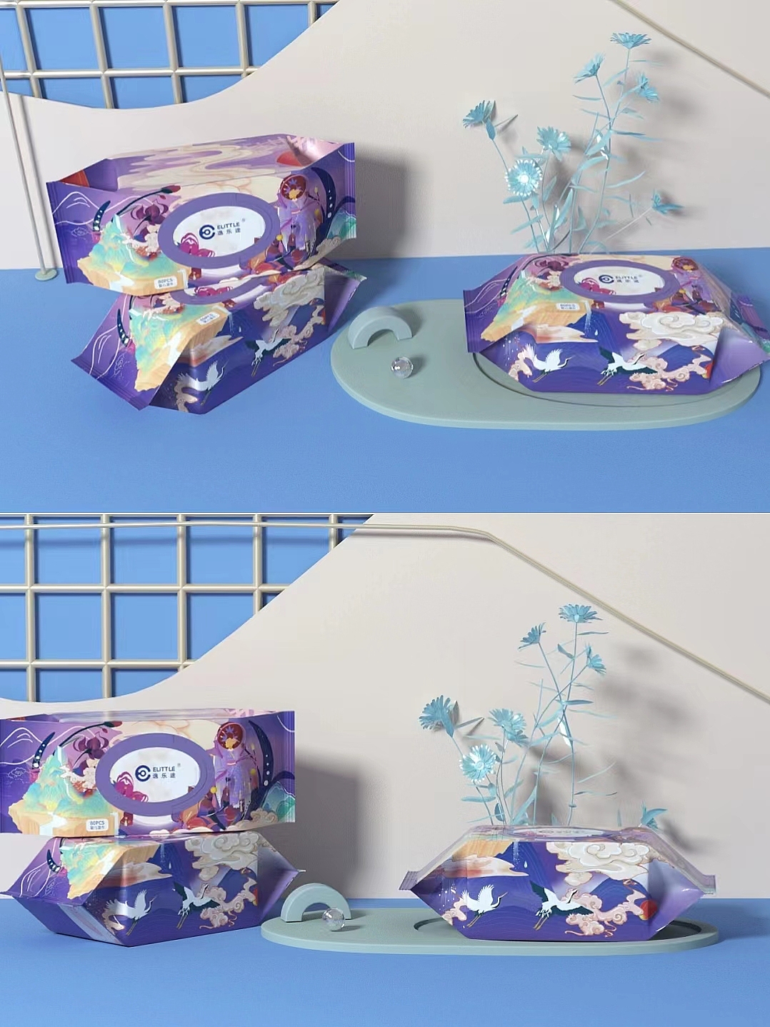 巨灵X逸乐途湿纸巾包装设计（图ZMzI5MzA4NjYw） - 包装 - 站酷设计师巨灵设计何小姐原创素材 - 站酷ZCOOL