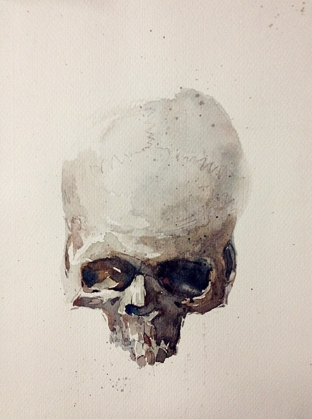 7615骷髅|纯艺术|水彩|郭赵宗art - 原创作品 - 站酷 (zcool)