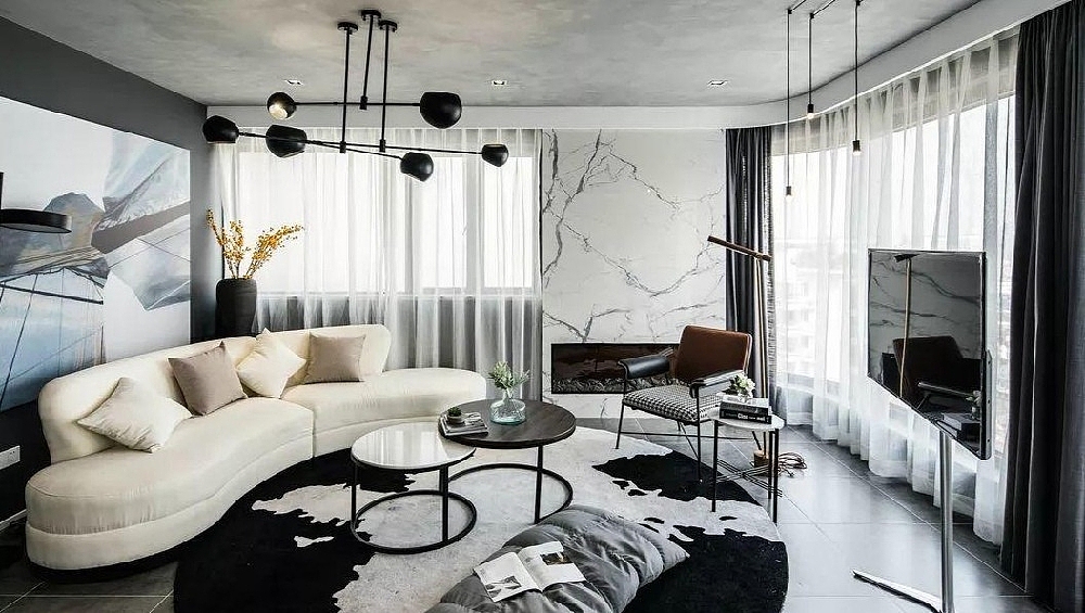 沈阳兴邦装饰电话—黑与白的色彩碰撞 城市·暮色.