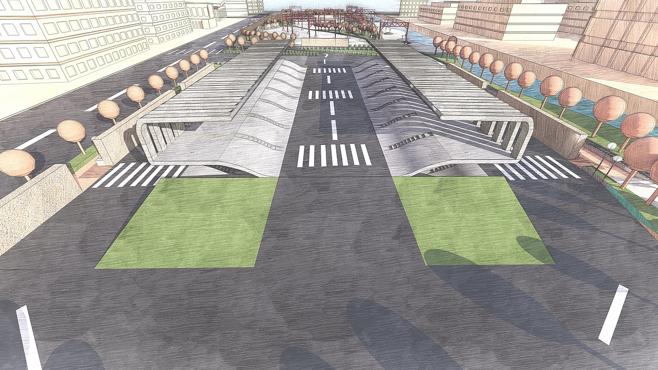 车水马龙——闸北区景观设计