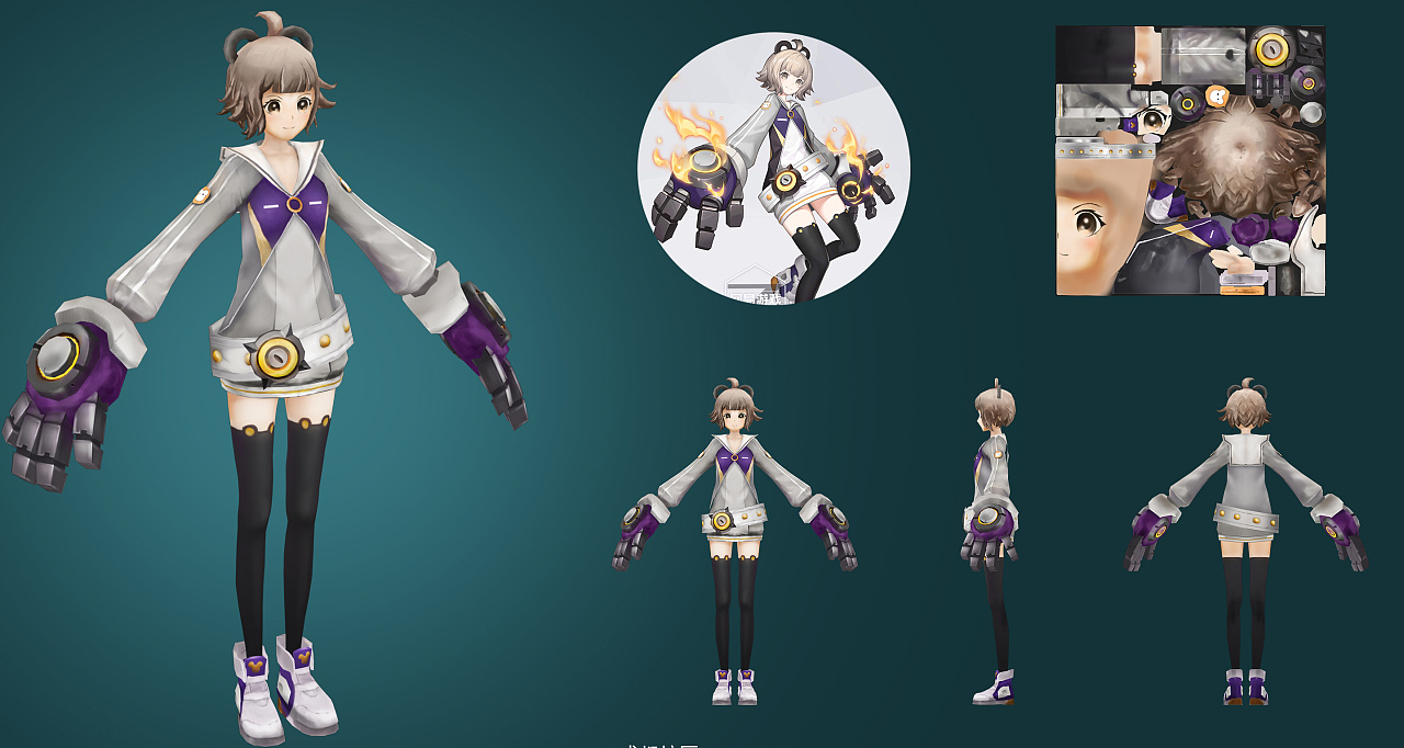 3d手绘_二次元人物