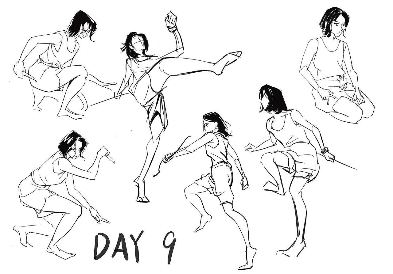 Day9打卡（圖ZMjkxOTMwMTI0） - 繪畫 - 站酷設(shè)計師森囈淺原創(chuàng)素材 - 站酷ZCOOL