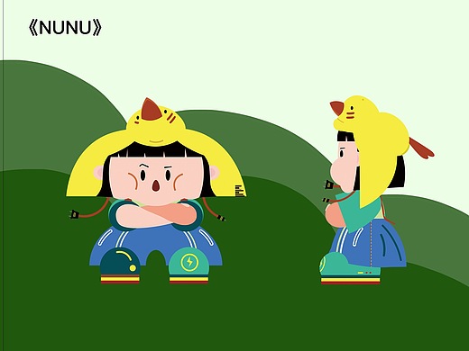 个人原创ip|站酷盲盒形象设计大赛-《nunu》