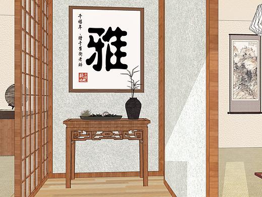 青龙古镇 琴社设计