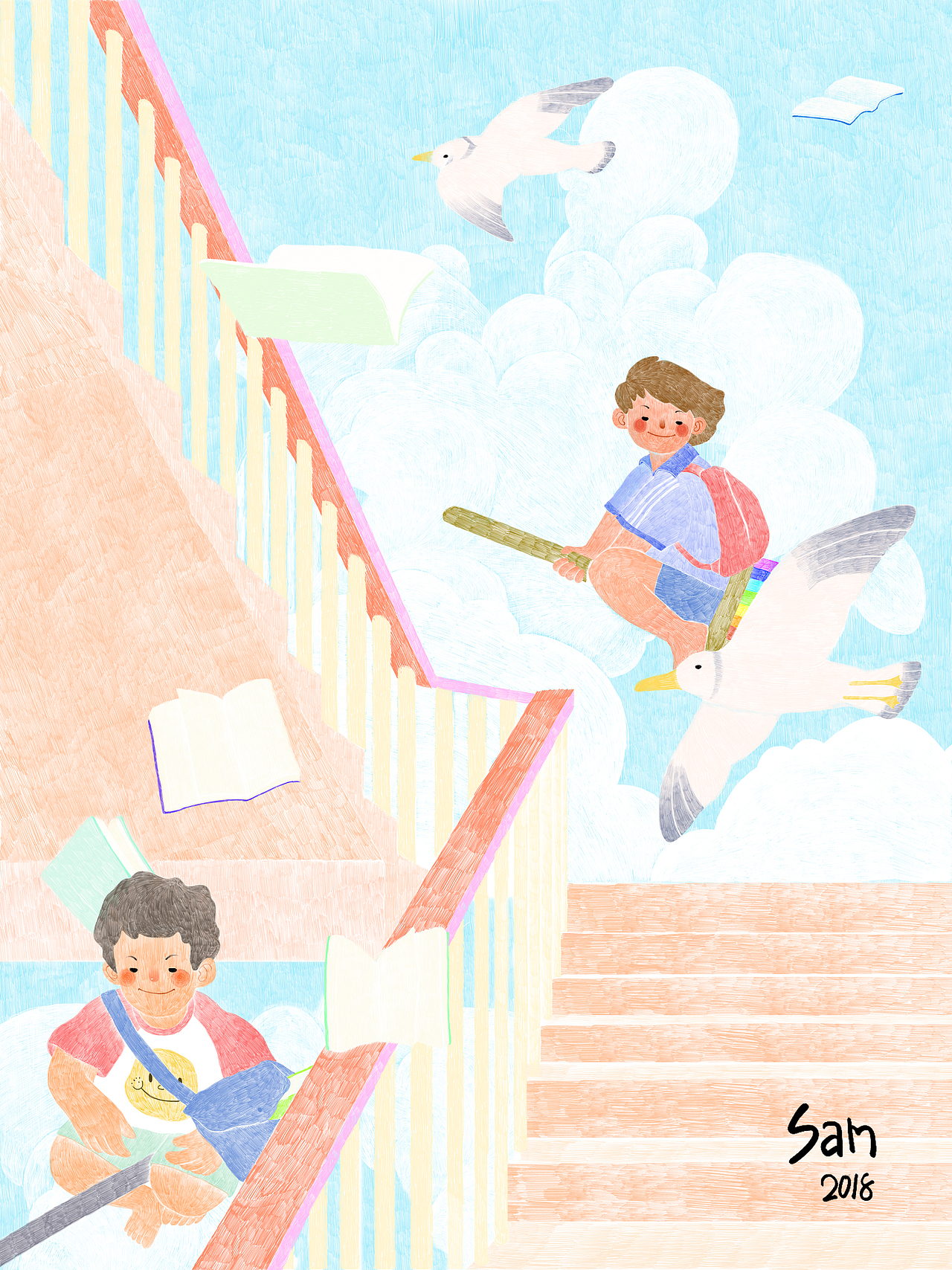 沒有想好名字（圖ZMTE2NTE1NDAw） - 兒童插畫 - 站酷設(shè)計師好的山姆原創(chuàng)素材 - 站酷ZCOOL