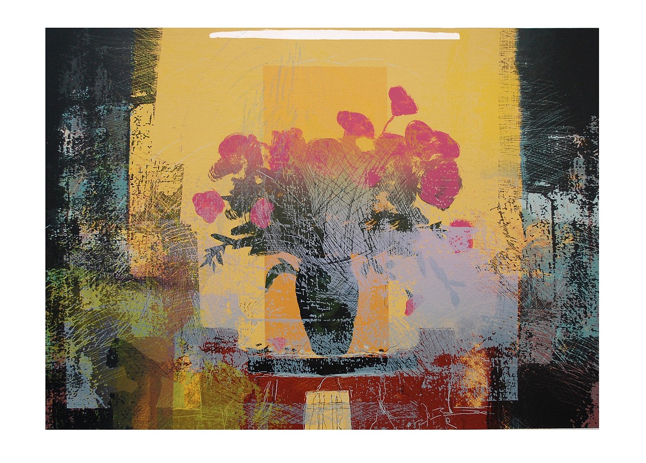 丝网版画作品《微风系列》