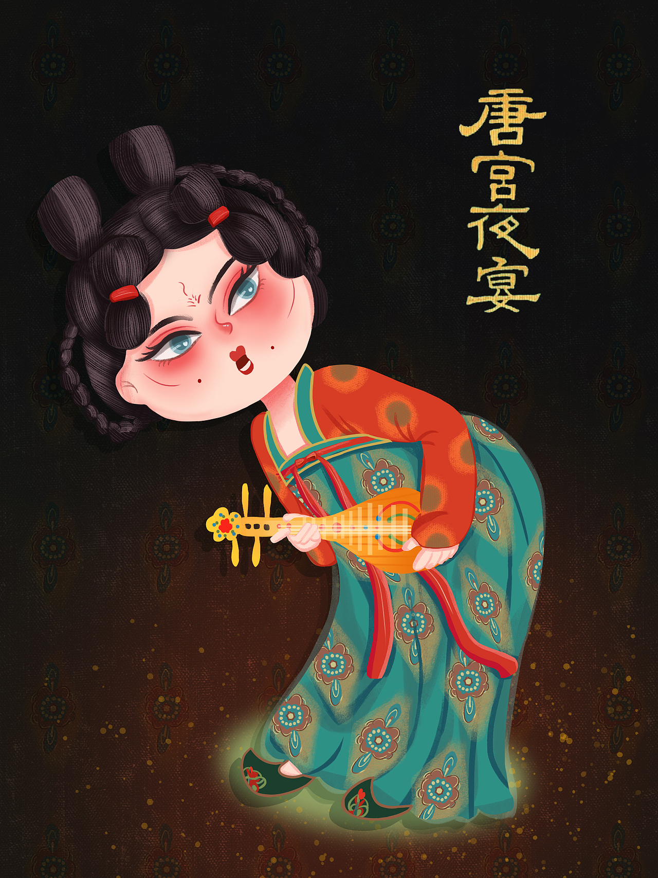 唐宫夜宴（图ZMjczODUxNzQ0） - 商业插画 - 站酷设计师Renliy原创素材 - 站酷ZCOOL