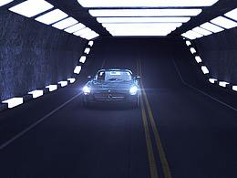 奔驰汽车 软件：C4D+AE+PS