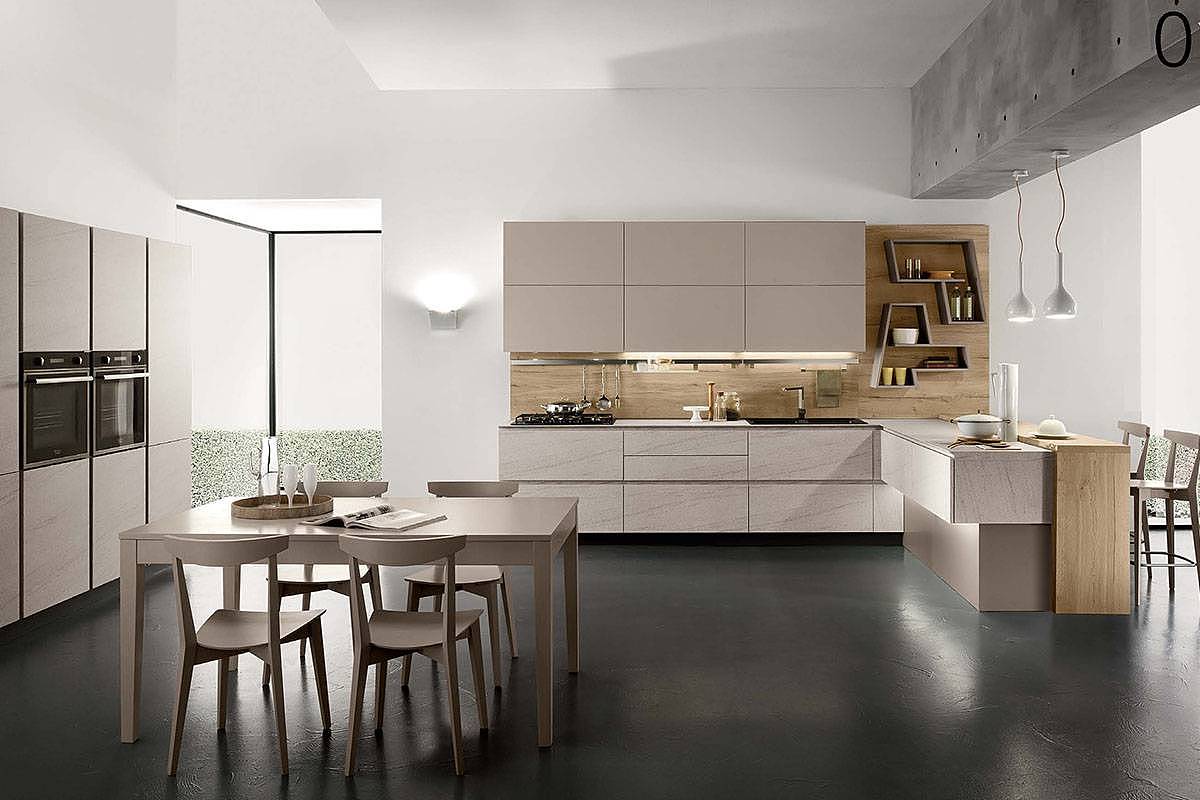 现代厨房实木橱柜TORCHETTI，再生木材面板（图ZMTkzNzQ0ODAw） - 生活用品 - 站酷设计师意大利之家家具原创素材 - 站酷ZCOOL