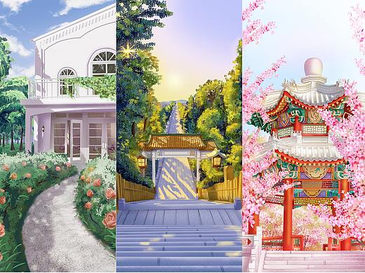 场景风景插画
