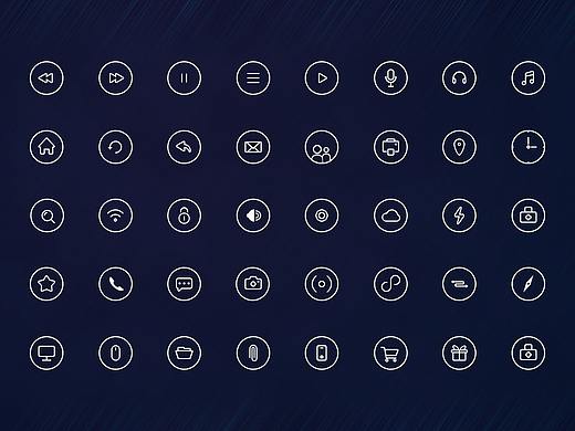 线性图标设计