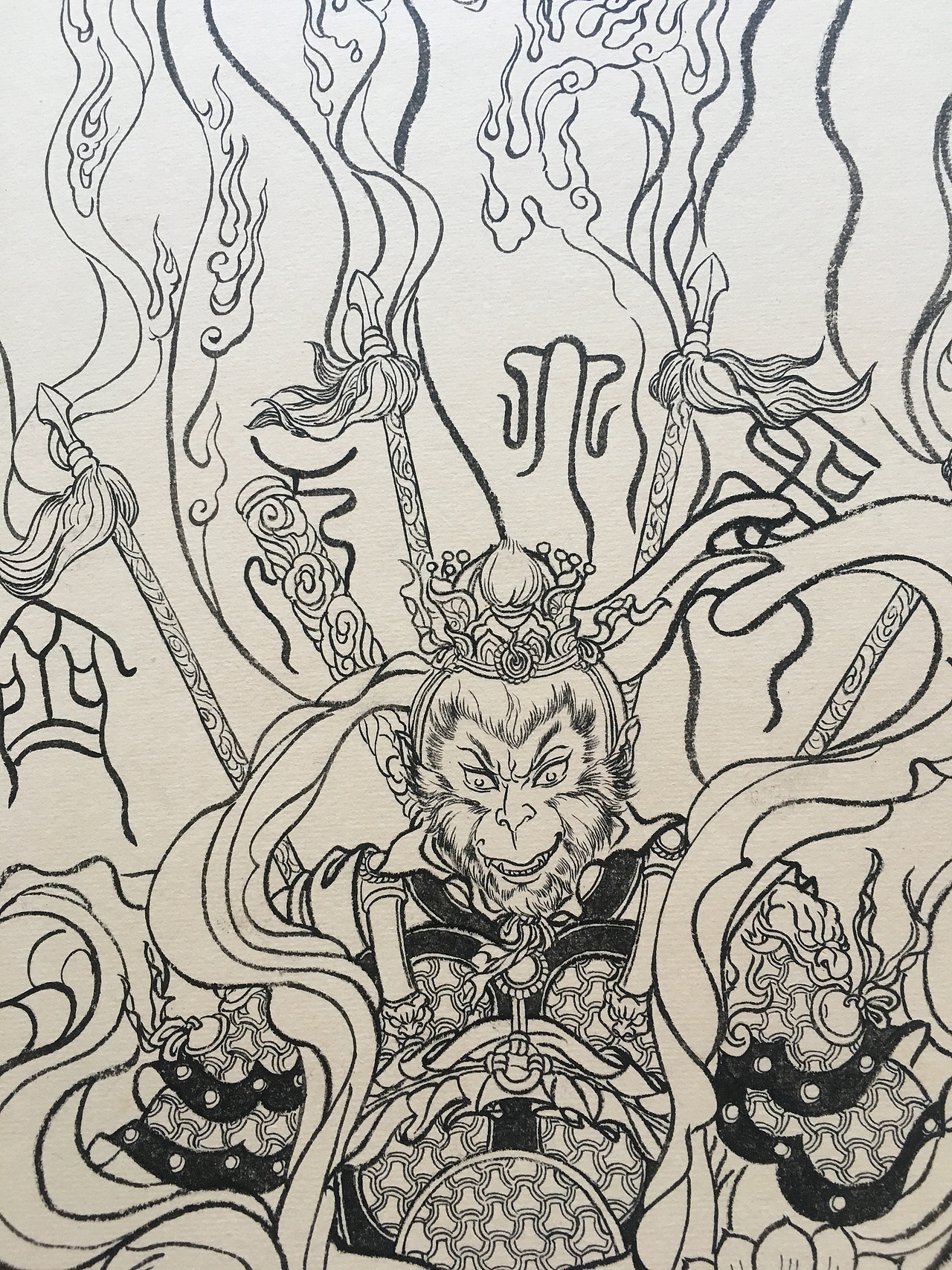 插旗的齐天大圣