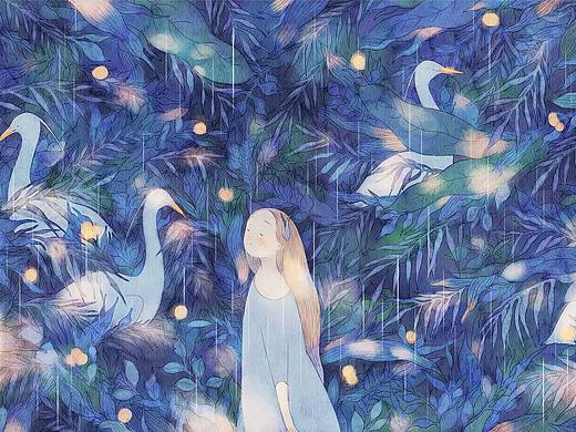  木言-《作画的过程图》动态