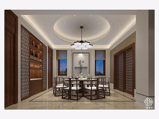 一心中式设计丨餐厅篇