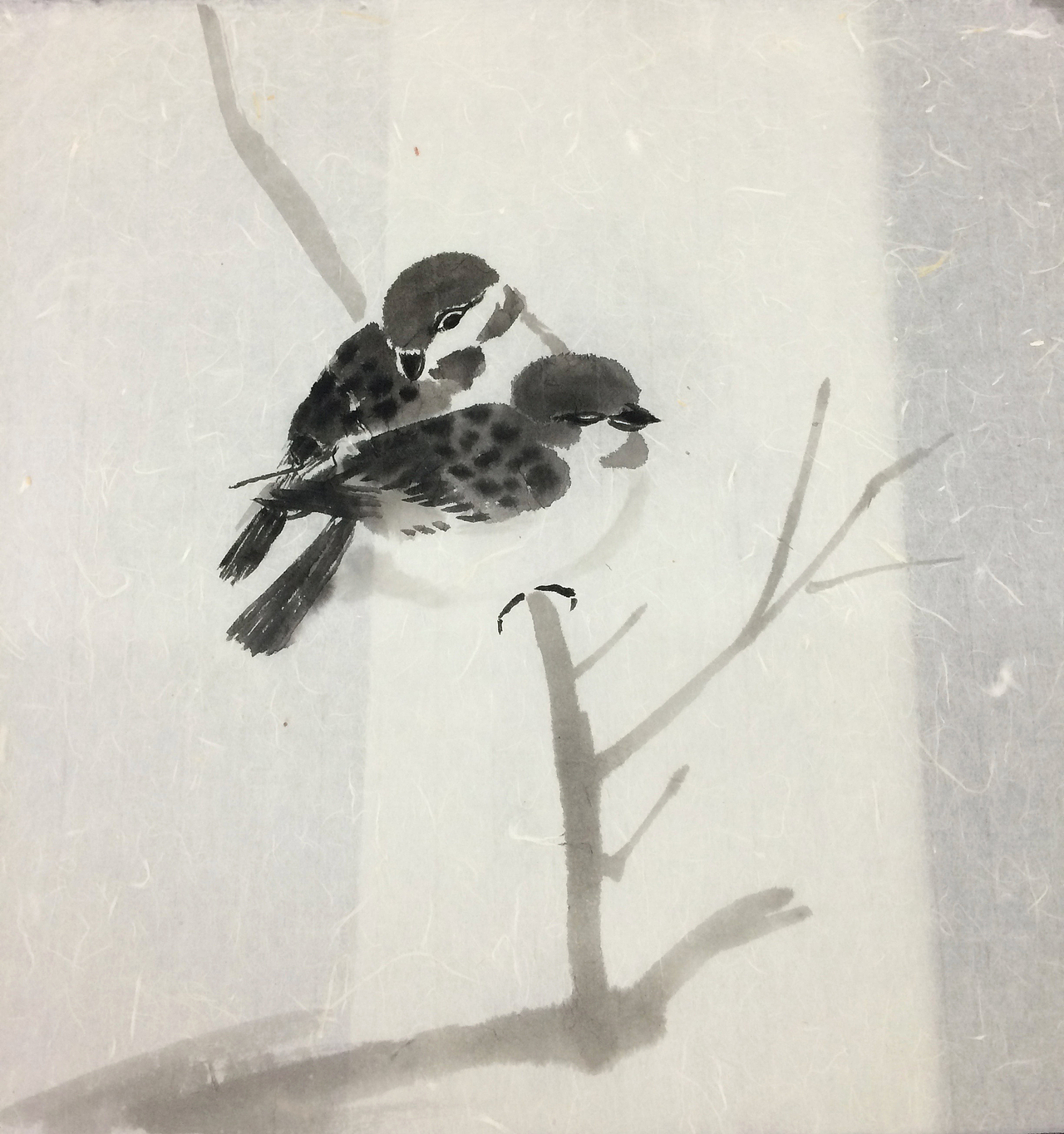 彩铅及水墨小画