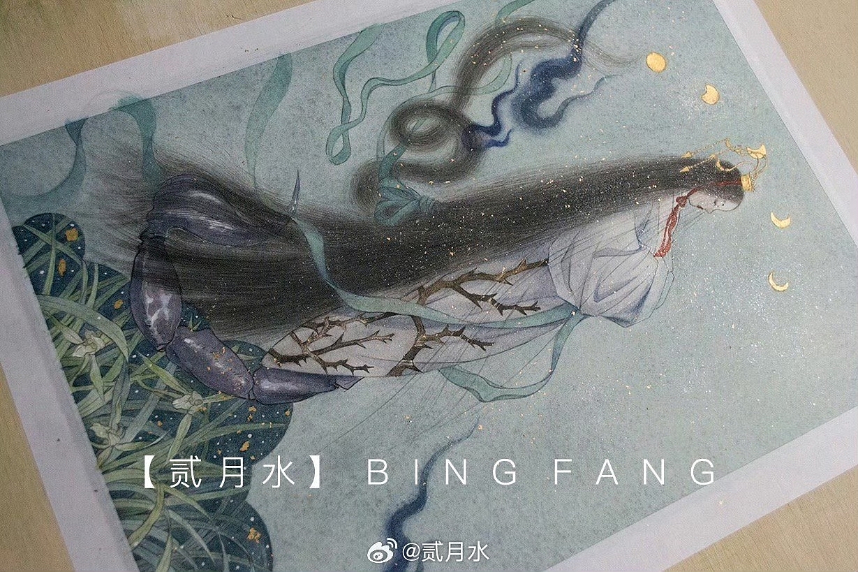 十二星座-天蝎座（图ZMzY4NTA5NTM2） - 商业插画 - 站酷设计师贰月水原创素材 - 站酷ZCOOL