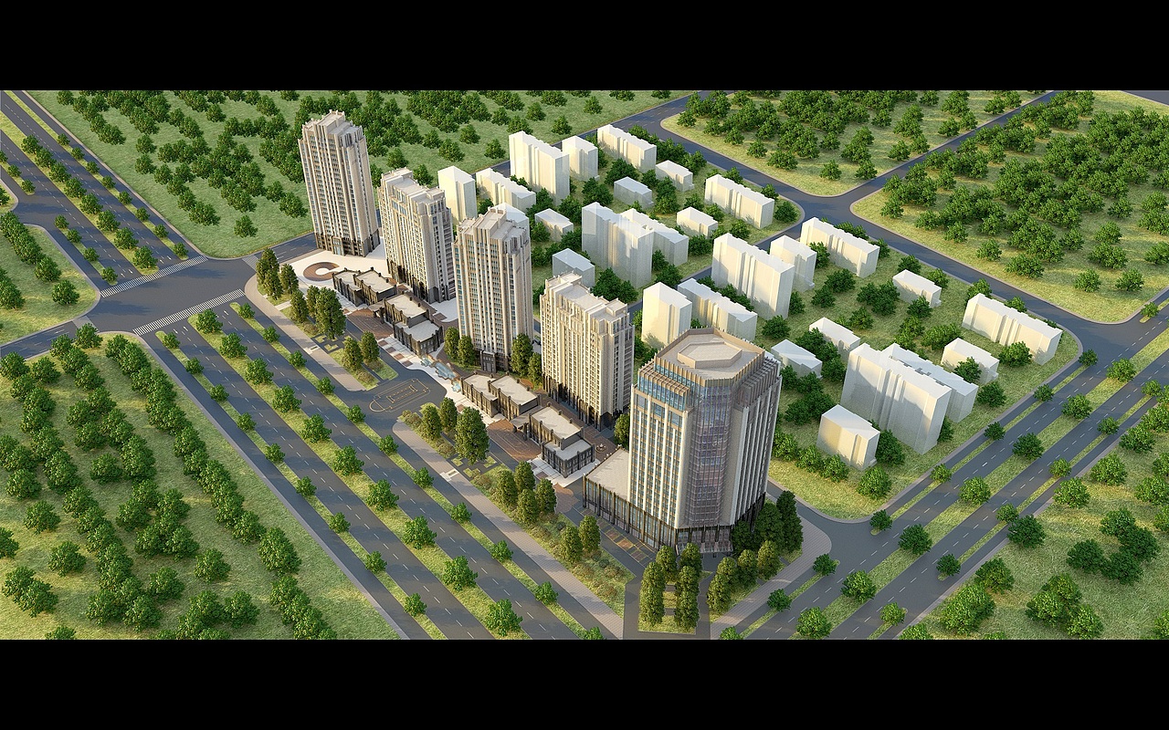 商业广场-练习作品（图ZMTAxNjk4NDQ0） - 建筑/空间 - 站酷设计师sun2002原创素材 - 站酷ZCOOL