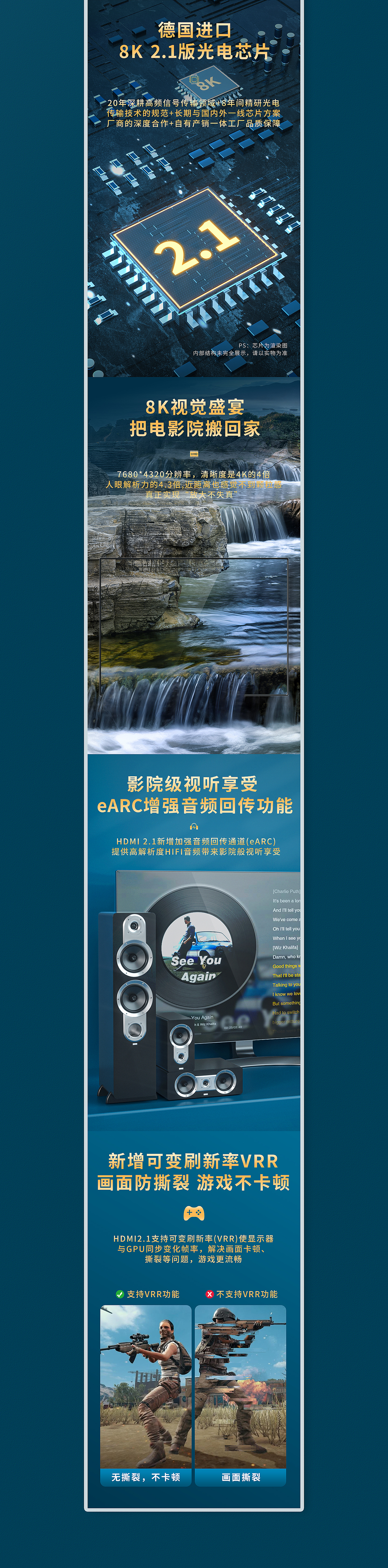 三款线材详情页