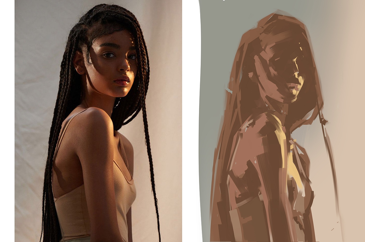 厚涂照片一张,附带步骤图