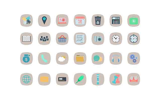 扁平化图标（图ZMTQ2ODEyNDI0） - 图标 - 站酷设计师闻人本源原创素材 - 站酷ZCOOL