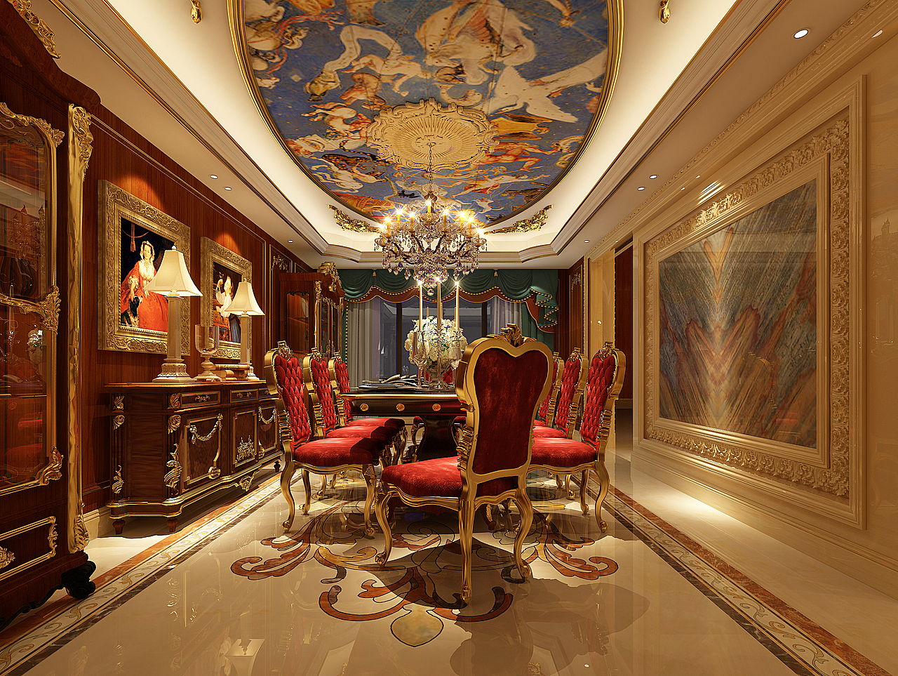 恒大照母山御景半島獨(dú)棟（圖ZMTUxNTIxMjg4） - 家裝設(shè)計(jì) - 站酷設(shè)計(jì)師品界國(guó)際裝飾原創(chuàng)素材 - 站酷ZCOOL