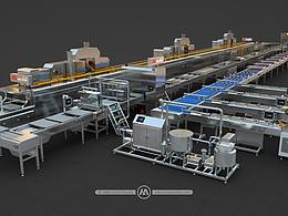 少见的大型工业蛋糕机械动画—【何翱工作室公开作品】