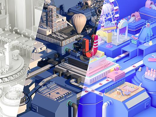 C4D动态设计作品