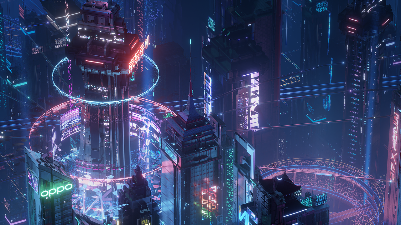 赛博朋克山海经 - oppo k9 pro