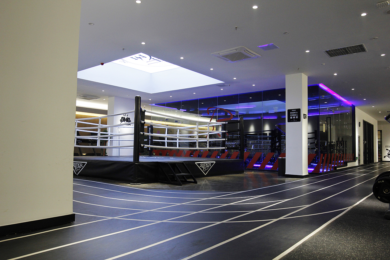 美国超级健身城市经典店空间设计