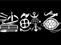 关于拒绝滥杀海洋生物的字体设计