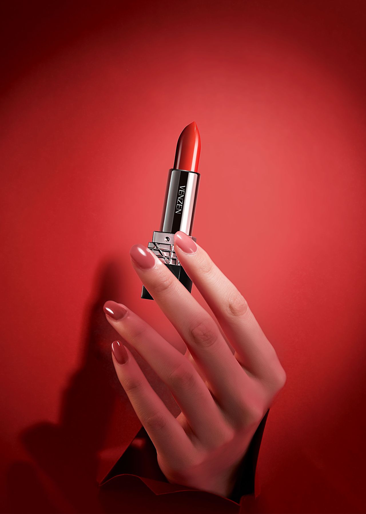 口红静物创意拍摄