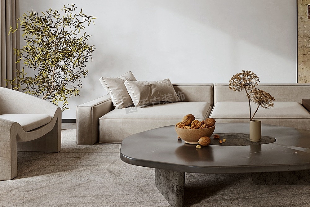 保利山庄装修,重庆别墅现代侘寂风格,天古设计师陈鹏