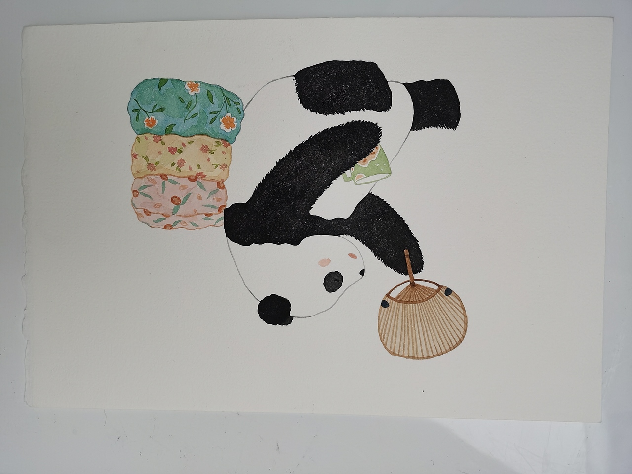 q版熊猫—四川熊猫衍生画中国风特色