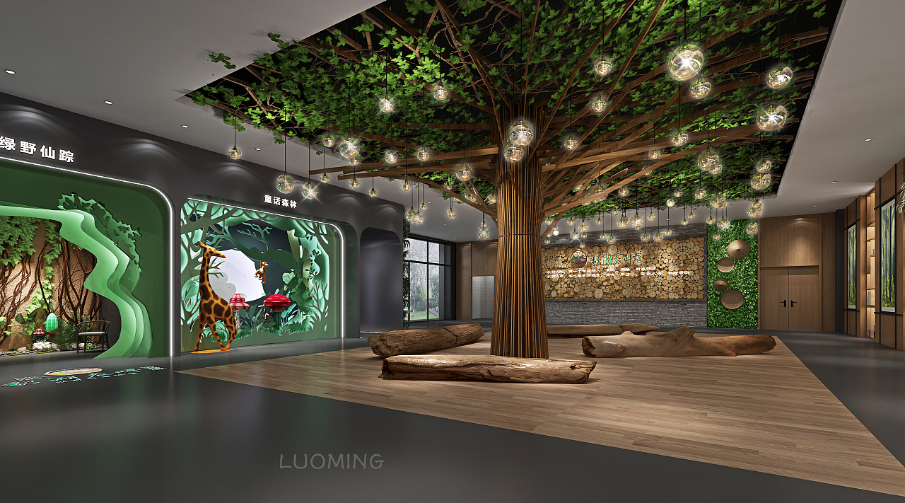 农业展厅|三维|建筑/空间|lm效果图表现师 - 原创作品 - 站酷 (zcool)