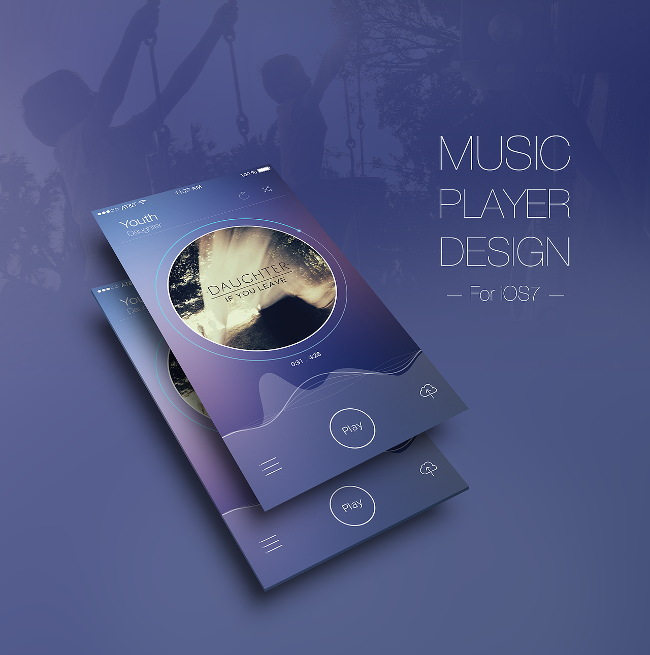 音乐播放器概念设计forios7