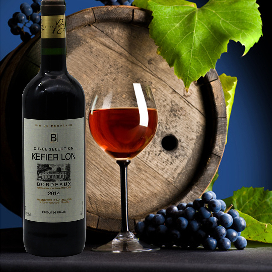 xz0056n kefier lon bordeaux歌飞龙波尔多红葡萄酒 750ml|网页|电商